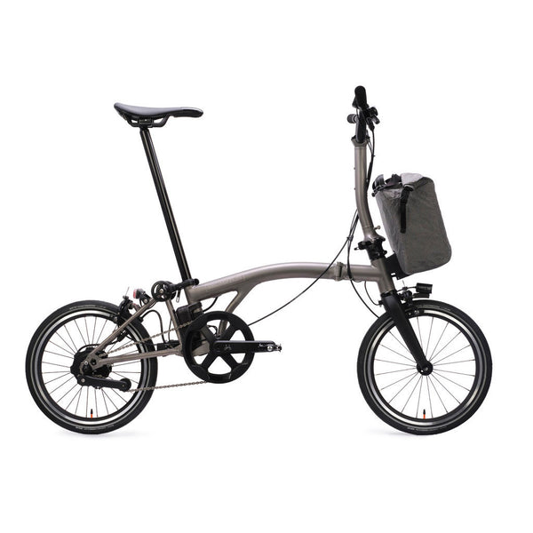 Bicicleta eléctrica Urbana Brompton Electric T Line 2026 Blasted Titanium
