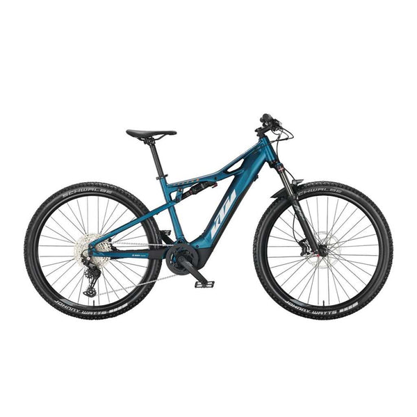 Bicicleta eléctrica de Montaña KTM Macina Chacana 691 LTD vital blue (Silver + Orange)