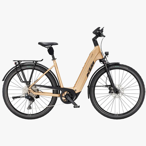 Bicicleta eléctrica de Trekking KTM Macina Style 820 DI2 US Golden Dust Matt