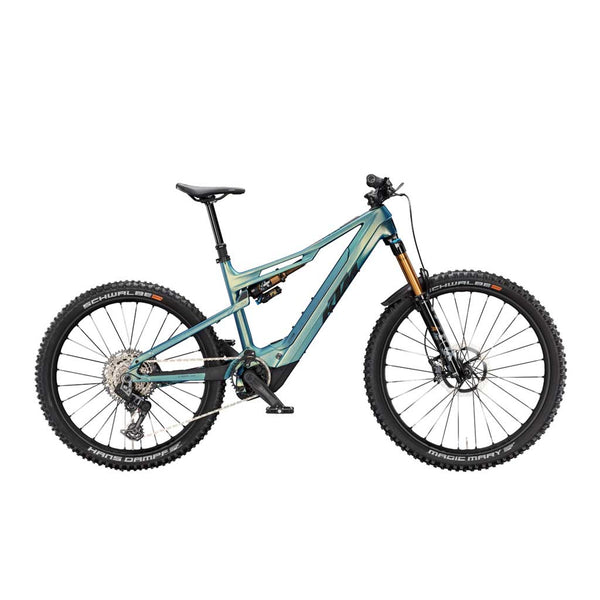 Bicicleta eléctrica MACINA KAPOHO PRESTIGE GX T-TYPE VELVET PETROL MATT (BLACK+GOLD)