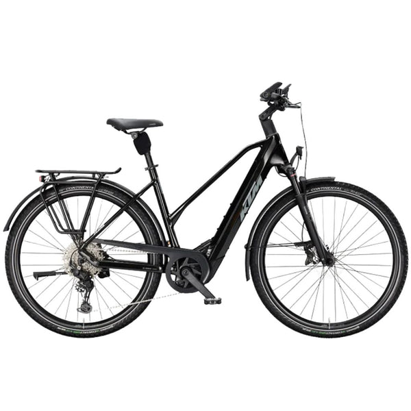 Bicicleta eléctrica de trekking KTM Macina Style 830 US Diamond Black